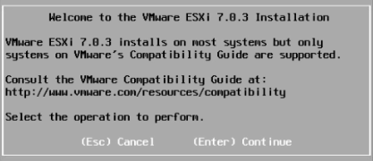 ESXi7 Welcome