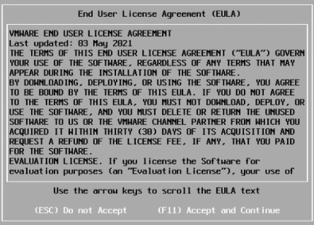 ESXi7 Agreement