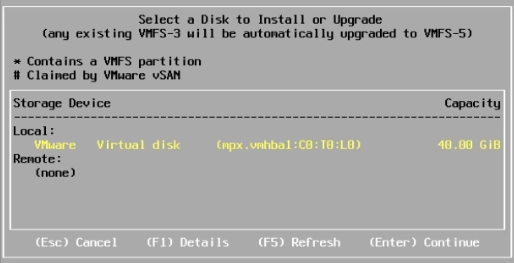 ESXi7 Virtual disk