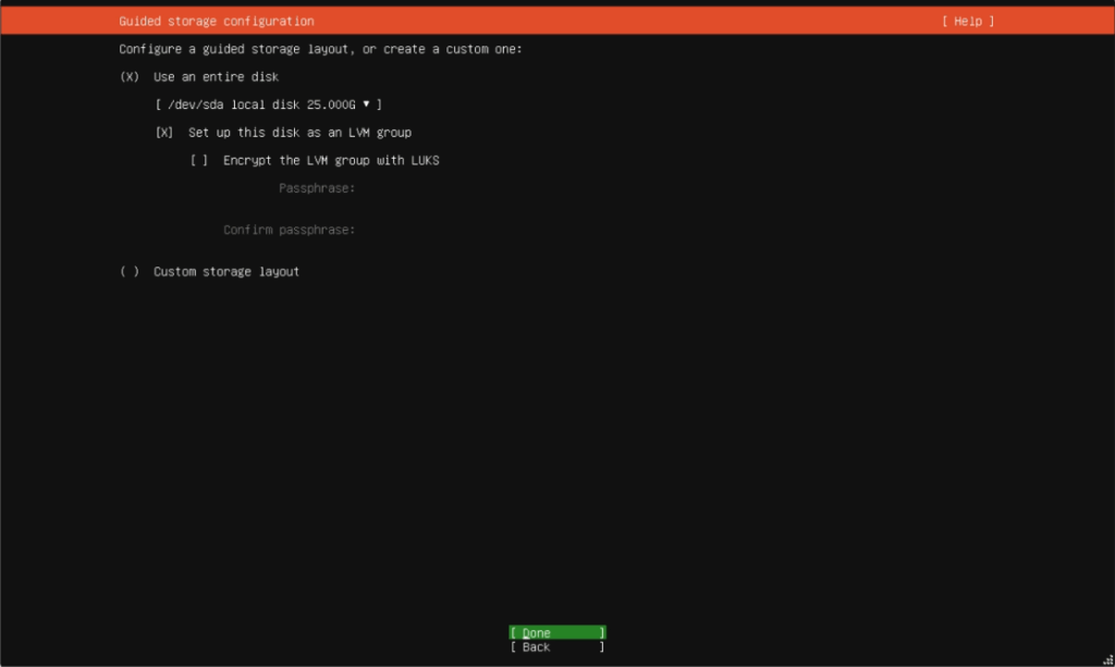 Ubuntu Storage