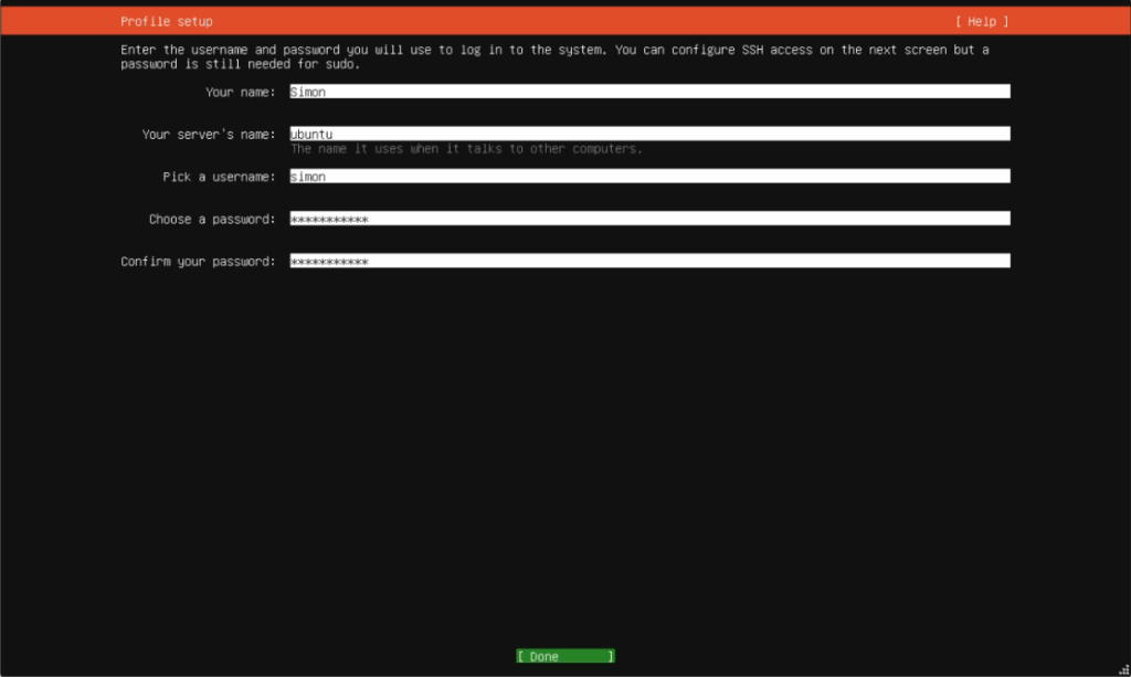 Ubuntu Admin User
