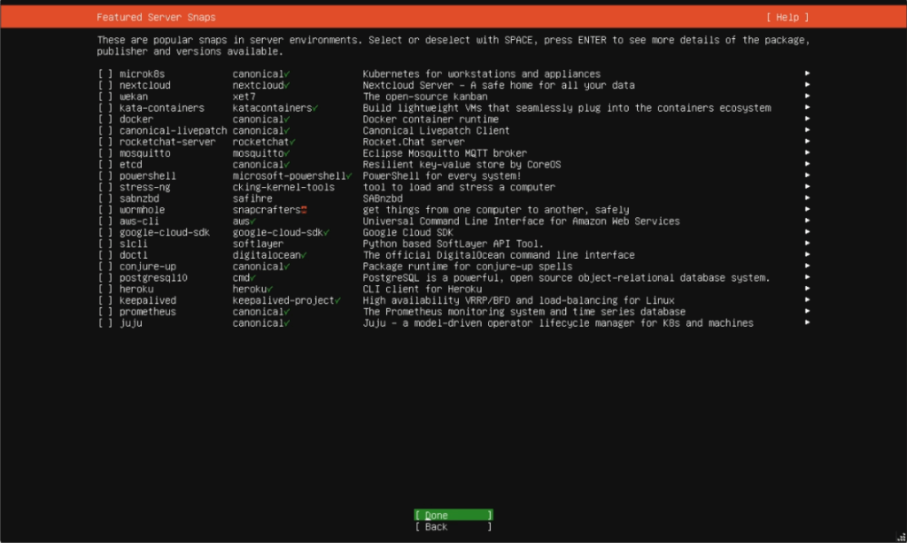 Ubuntu Pre-Install Packages