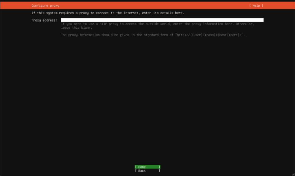 Ubuntu Proxy